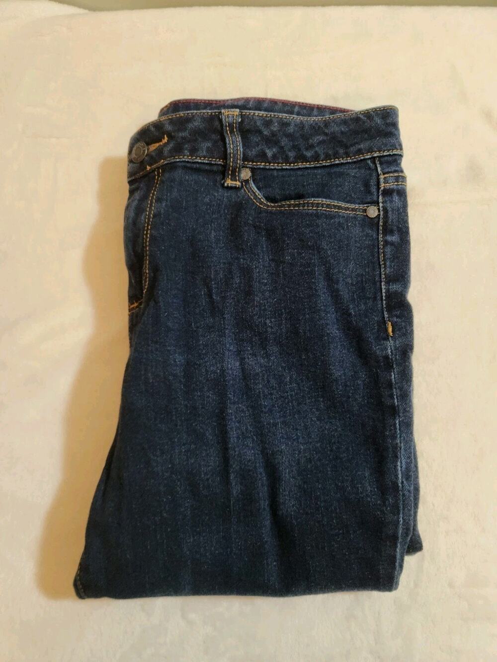 Talbots Heritage Straight Jeans Womens 10P 10 Petite 30 (32 X 27) Blue Y2k